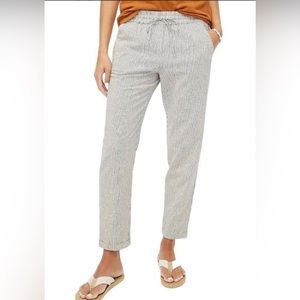 jcrew linen pants